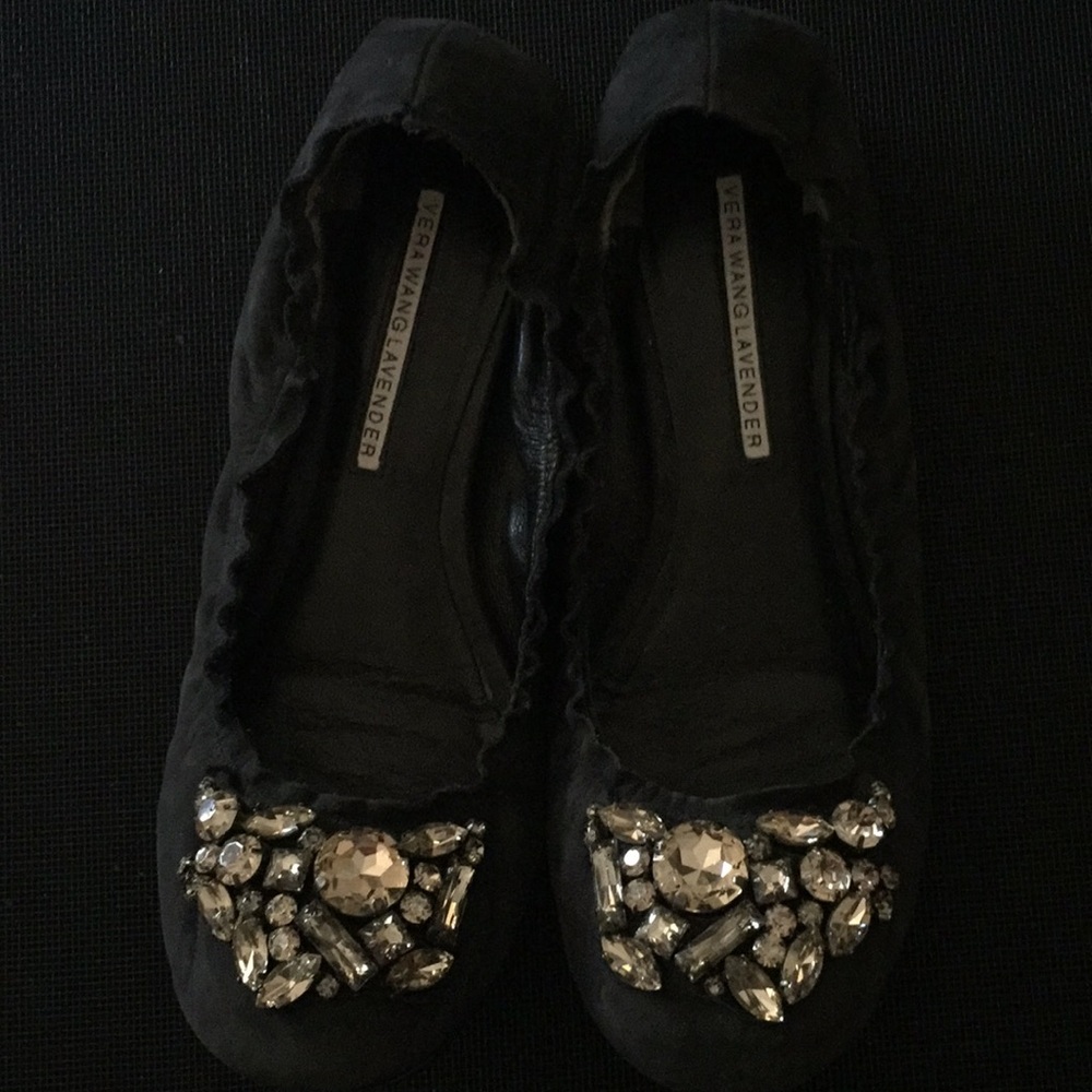 VERA WANG LAVENDER black shoes